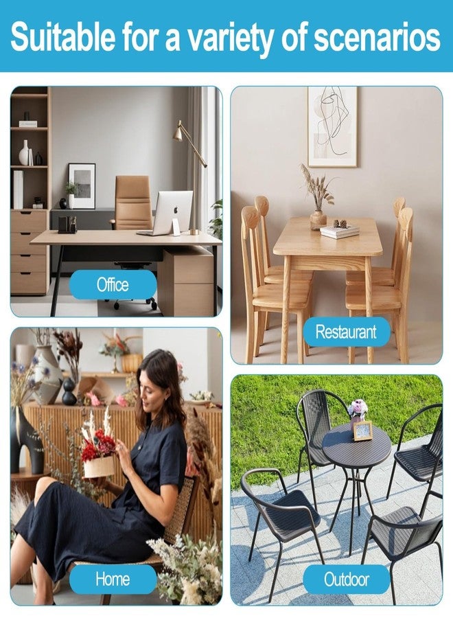 piercing 12 PCS Table Height Increaser, Table Legs, Chair Height Increaser M6 Screw-in Adjustable Furniture Levelers (Black) - Image 3